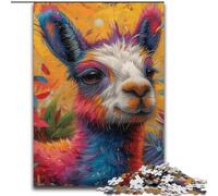 Puzzle da 1000 pezzi Jungle Alpaca per adulti e ragazzi, giocattolo educativo antistress, ideale come regalo per tutta la famiglia (26x38cm)