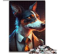 Puzzle da 1000 pezzi Jungle Alpaca, puzzle impegnativo, dimensioni 50x75cm, perfetto per Halloween, Natale, regalo di compleanno