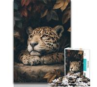 Puzzle da 1000 pezzi Jungle Wild Black Panther Puzzle da 1000 pezzi per adulti e ragazzi gioco stimolante per tutti per donne regali per uomini (38x26cm)