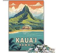 Puzzle da 1000 pezzi Kauai Hawaii Viaggio, per età 14 e oltre Ogni pezzo è unico - Gioco divertente e stimolante per tutta la famiglia Ottimo regalo 26x38cm
