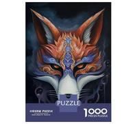 Puzzle Da 1000 Pezzi Kitsune Fox Mask Charm Puzzle Per Adulti Gioco Per Famiglie Migliora La Memoria Ideale Come Regalo Per Tutta La Famiglia 70x50cm/1000pcs