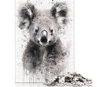 Puzzle da 1000 pezzi Koala Beauty Wild Majesty per adulti, regalo di Halloween, puzzle per adulti, decorazioni e regali unici per la casa, 1000 pezzi (75x50 cm)