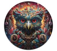 Puzzle da 1000 pezzi Koala, gioco rompicapo rotondo in cartone, gioco interattivo per famiglie, adatto dai 14 anni in su (67,5x67,5 cm)