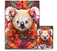 Puzzle da 1000 pezzi Koala, rompicapo stimolante per adolescenti, gioco interattivo divertente per famiglie, 26X38CM/10,23x14,96 pollici.
