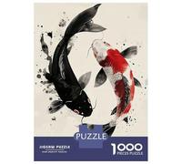 Puzzle Da 1000 Pezzi Koi Fish Couple Balance Puzzle Per Adulti Giochi Rilassanti Sfida Difficile Divertimento A Casa Attività, 38x26cm/1000pcs