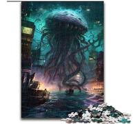 Puzzle da 1000 pezzi Kraken Puzzle in legno dimensioni 50x75cm Attività educativa per le abilità cognitive Miglioramento delle abilità cognitive