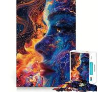 Puzzle da 1000 pezzi "La bellezza della dea cosmica",con bordi perfetti,gioco intelligente,sfida divertente,gioco lento,regalo di compleanno (38x26cm)
