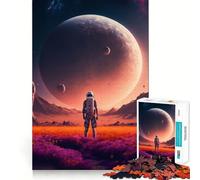Puzzle da 1000 pezzi "La bellezza dell'ignoto" per adolescenti, gioco per allenare la mente, rilassante, evasione artistica, regalo premuroso 50x75cm