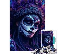 Puzzle da 1000 pezzi La Catrina Queen Puzzle da 1000 pezzi Decorazione per la casa Giocattolo divertente e rompicapo Giochi per famiglie (75x50cm)