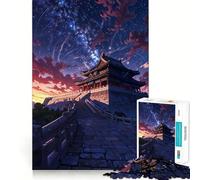 Puzzle da 1000 pezzi "La Città Proibita" per adolescenti, gioco intelligente per il relax, assemblaggio di modelli, lista dei desideri di Babbo Natale 38x26cm