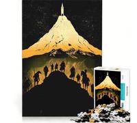 Puzzle da 1000 pezzi "La Compagnia dell'Anello", gioco educativo, attività divertenti da fare a casa, regalo di compleanno, regalo di viaggio 38x26cm