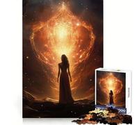 Puzzle da 1000 pezzi "La Dea davanti a me" per adulti, puzzle di memoria, sollevamento lento, divertimento, assemblaggio dell'immagine, regalo creativo 38x52cm