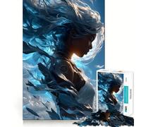 Puzzle da 1000 pezzi "La Dea del Vento" per adolescenti, stimola la memoria, rilassante e divertente, con un design accattivante e una piacevole sorpresa 38x52cm