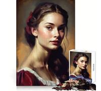Puzzle da 1000 pezzi "La donna pittrice" per adolescenti, gioco di allenamento mentale, gioco di gruppo, taglio di precisione, regalo per le festività 38x52cm