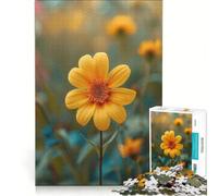 Puzzle da 1000 pezzi "La felicità è un fiore", gioco per famiglie, assemblaggio di motivi, con pezzi di forma casuale completamente ad incastro 38x52cm