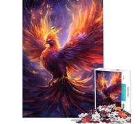 Puzzle da 1000 pezzi "La Fenice Nascente" difficile e stimolante decorazione per la casa gioco interattivo per ragazzi dai 14 anni in su (38x26cm)