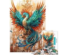 Puzzle da 1000 pezzi La Fenice Risorta per adulti gioco rilassante un'opera d'arte compleanno e Natale (dimensioni 50x75cm)