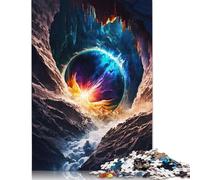 Puzzle da 1000 pezzi "La fine del tempo", gioco educativo, giocattolo, decorazione per la famiglia, adulti, impegnativo, 1000 pezzi (75x50 cm)
