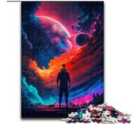 Puzzle da 1000 pezzi "La fine dell'universo" in legno perfetto regalo di Natale e Capodanno regalo di Natale 50x75cm per compleanno festa Natale Halloween