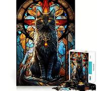 Puzzle da 1000 pezzi "La Finestra del Gatto Sacro" per Adolescenti, per migliorare la memoria, rilassante e divertente, con un design accattivante e una piacevole sorpresa 38x52cm