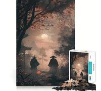 Puzzle da 1000 pezzi "La foresta della confraternita dei samurai" per adulti ideale per migliorare la memoria per un piacevole momento di relax un'opera d'arte da assemblare e collezionare (38x26cm)