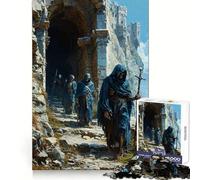 Puzzle da 1000 pezzi La Fortezza dei Non Morti per adolescenti, gioco di logica, passatempo rilassante, taglio preciso, 38x52cm