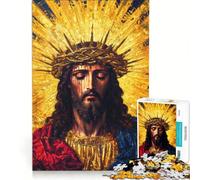 Puzzle da 1000 pezzi "La Gloria di Gesù Cristo", gioco rompicapo, rilassante e stimolante per l'intelletto, regalo di compleanno, regalo 38x26cm