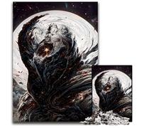 Puzzle da 1000 pezzi "La Luna e il Titano" per adulti, decorazione fai da te, sfida mentale, per adulti, famiglia, regalo di Natale 26X38CM/10,23x14,96 pollici