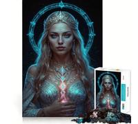 Puzzle da 1000 pezzi "La Maestà dell'Aurora" per adulti, gioco di logica e intrattenimento rilassante, opera d'arte di alta qualità 38x52cm