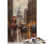 Puzzle da 1000 pezzi "La Maestà di Londra", regali di Natale, puzzle in legno per adulti e adolescenti, giocattoli per l'intrattenimento della famiglia, 1000 pezzi (75x50 cm)