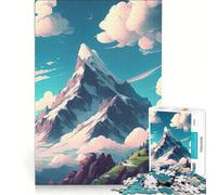 Puzzle da 1000 pezzi "La Montagna Magica" gioco rompicapo rilassante e stimolante per l'intelletto ideale come regalo per tutta la famiglia 38x52cm