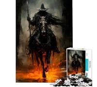 Puzzle da 1000 pezzi "La morte sta arrivando" gioco per famiglie sfida per l'intelligenza e la memoria giocattolo avvincente regalo perfetto per chi ama giocare e migliorare la memoria (38x26cm)