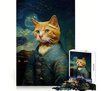 Puzzle da 1000 pezzi "La musa baffuta" di Van Gogh per adulti, ideale per momenti di relax e concentrazione, perfetto per le feste (38x52cm) (38x52cm)