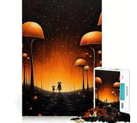 Puzzle da 1000 pezzi "La nostra casa a forma di fungo" per ragazzi, ideale per stimolare la memoria, per un gioco rilassante e per creare bordi precisi Regalo di alta qualità (38x52cm)