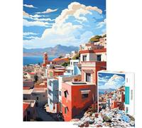 Puzzle da 1000 pezzi LA PAZ dipinto ad olio gioco per famiglie sfida per l'intelligenza giocattolo avvincente ottimo regalo per chi ama giocare e migliorare la memoria (dimensioni 38x26cm)