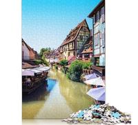 Puzzle da 1000 pezzi La Petite Venise Poster per adulti e adolescenti Puzzle per adulti Puzzle per bambini Giocattoli educativi per l'apprendimento 1000 pezzi (75x50 cm)