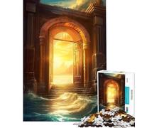 Puzzle da 1000 pezzi "La porta di un altro mondo" - Giocattolo avvincente per coltivare la pazienza - Gioco divertente - Decorazione perfetta - Regalo di compleanno (Dimensioni 38x52cm)