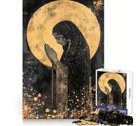 Puzzle da 1000 pezzi "La preghiera della dea" per adolescenti, rompicapo, attività per la casa, taglio premium, articolo dei desideri di Babbo Natale 50x75cm