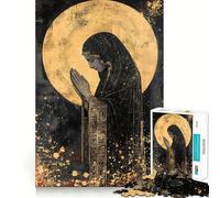 Puzzle da 1000 pezzi "La preghiera della dea" per adolescenti, rompicapo, attività per la casa, taglio premium, articolo dei desideri di Babbo Natale 50x75cm
