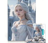 Puzzle da 1000 pezzi "La Principessa del Ghiaccio" gioco rompicapo rilassante e stimolante per l'intelletto regalo di compleanno regalo 50x75cm