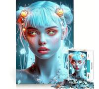 Puzzle da 1000 pezzi "La Principessa della Luce Stellare Celeste" per adolescenti, gioco di logica e abilità, antistress, tagli precisi, regalo perfetto 38x52cm