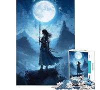 Puzzle da 1000 pezzi La Principessa Guerriera Attività divertenti da fare in casa Gioco impossibile divertente e umoristico per ragazzi dai 14 anni in su (50x75cm)