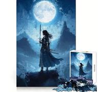 Puzzle da 1000 pezzi "La Principessa Guerriera" per adolescenti, gioco di logica e divertimento rilassante con bordi lisci, idea regalo creativa 50x75cm