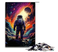 Puzzle da 1000 pezzi La psichedelia colorata dei viaggi spaziali Puzzle per adulti e bambini Puzzle in legno Giocattolo educativo antistress Puzzle 75x50 cm