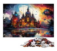 Puzzle da 1000 pezzi La psichedelia colorata del Palazzo di Queluz Puzzle per adulti Puzzle di carta per gli amanti dell'estate 1000 pezzi (38x26 cm)