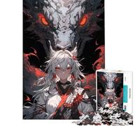 Puzzle da 1000 pezzi "La Regina dei Draghi" difficile e stimolante con analisi e logica gioco educativo adatto a persone dai 14 anni in su 50x75cm