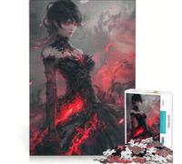 Puzzle da 1000 pezzi La Regina Oscura del Fuoco, gioco educativo, decorazione perfetta, compleanno e Natale 50x75cm