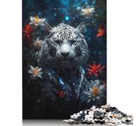 Puzzle da 1000 pezzi "La sentinella della foresta", puzzle per adulti, difficoltà alta, gioco educativo, giocattolo, regali di Natale, 1000 pezzi (75x50 cm)