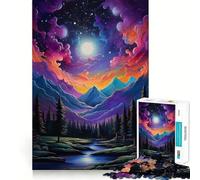 Puzzle da 1000 pezzi "La Stella più Luminosa" per Adolescenti, gioco per allenare la mente, attività rilassante, regalo premuroso 38x52cm