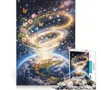 Puzzle da 1000 pezzi "La tempesta della vita" gioco rompicapo decorazione per la casa con pezzi di forma casuale completamente ad incastro 50x75cm